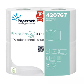 Toilet Tissue With Freshen Tech Technology - Pack of 40 Rolls
